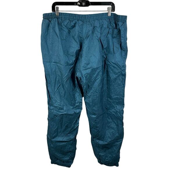 Vintage Christian Dior Monsieur Nylon Track Pants Lined Teal Blue Green Size XL - Picture 2 of 13
